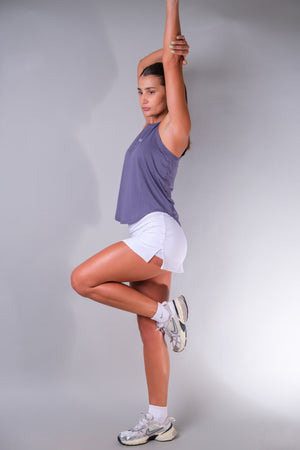 Grey ultra-light sport tank top for women – Verve activewear