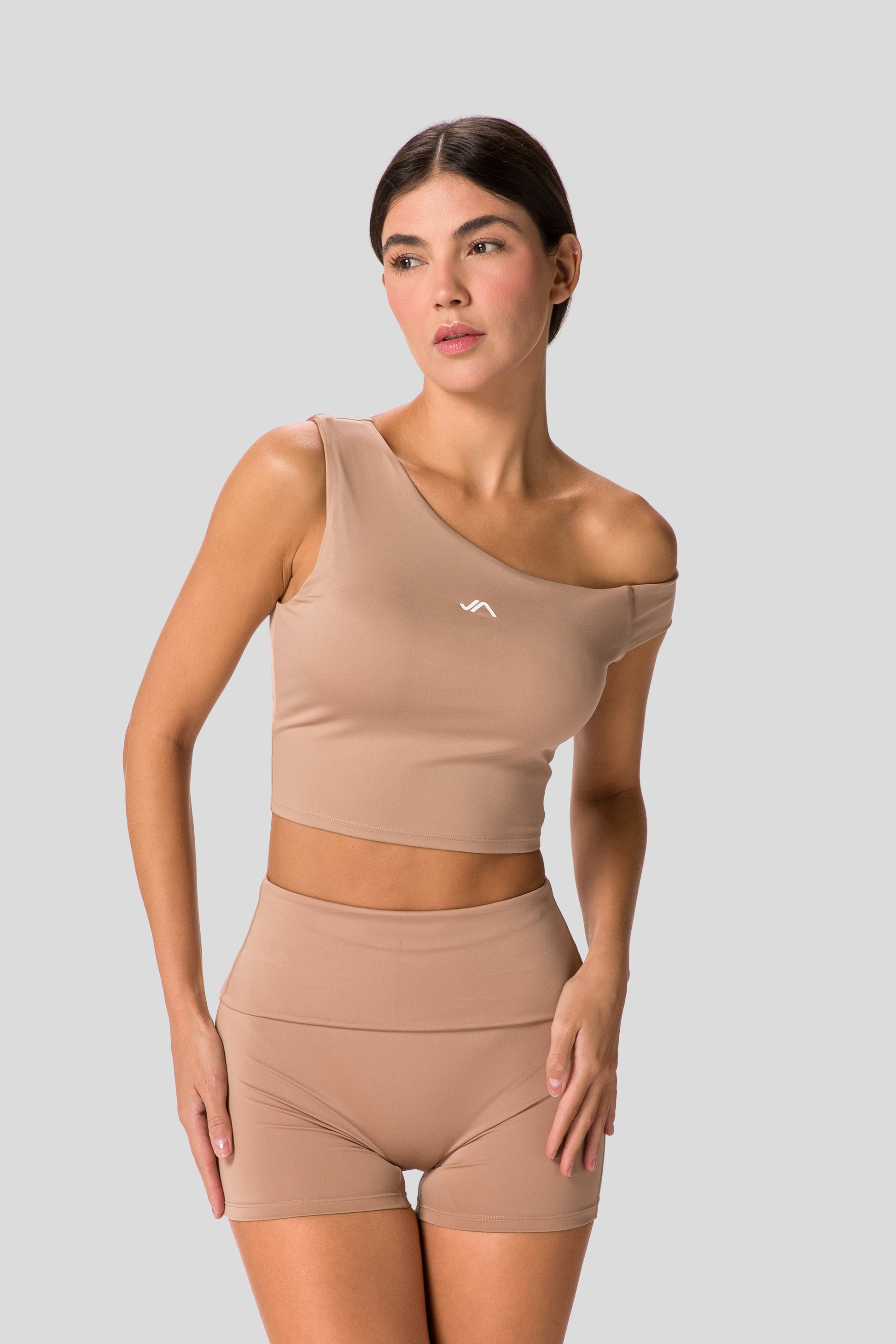 One Shoulder Capped Sleeve Top