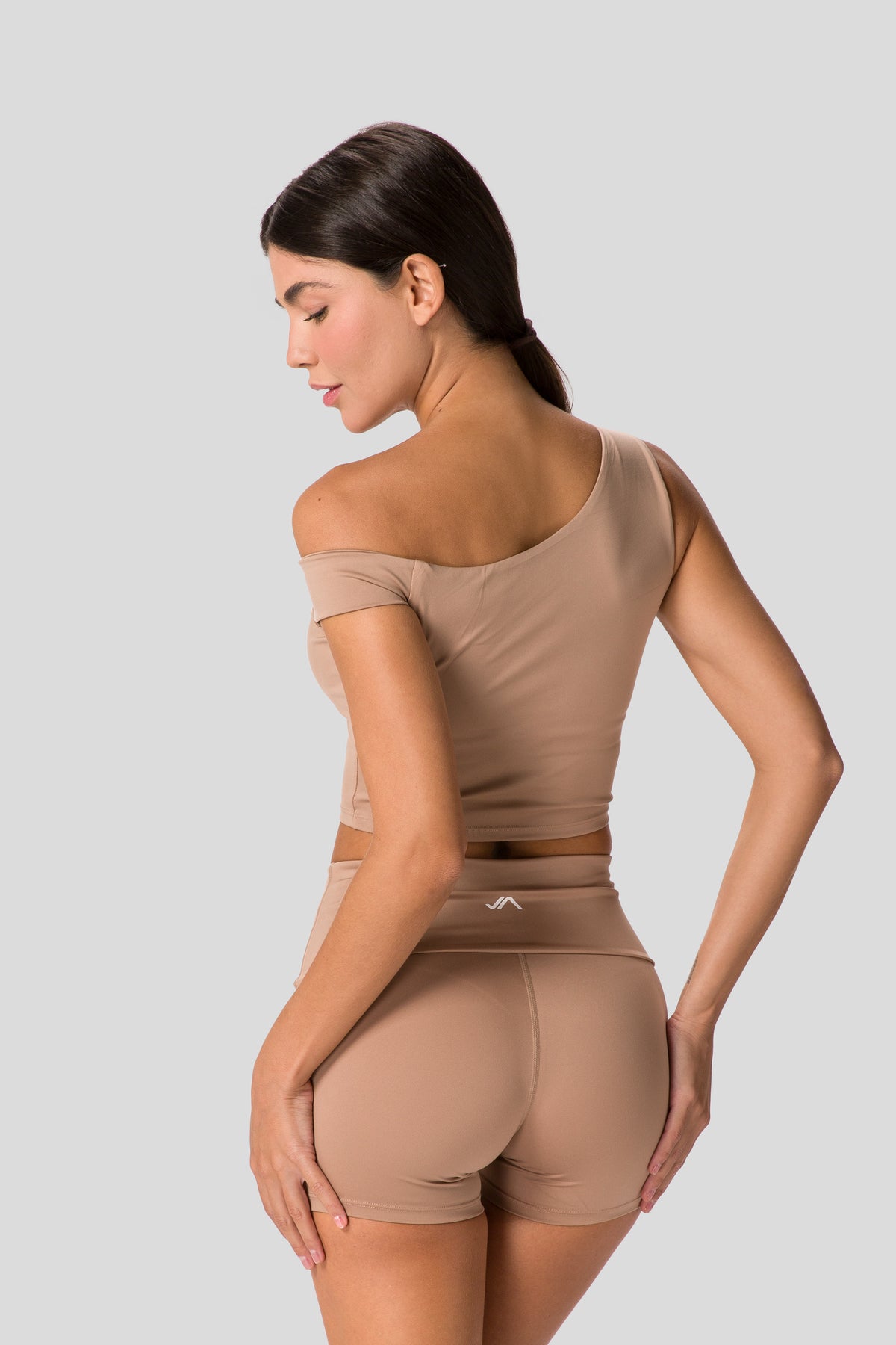 One Shoulder Capped Sleeve Top