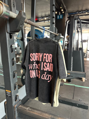 What-i-said gym free shirt wear