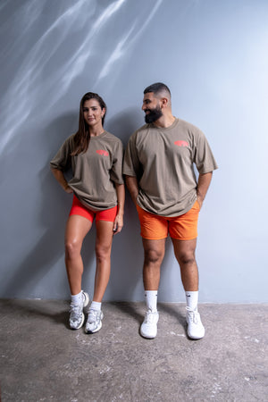 Brown Verve activewear free body friendly fabric t-shirts for men and women