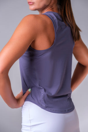 Close-up of fabric texture on ultra light sport tank