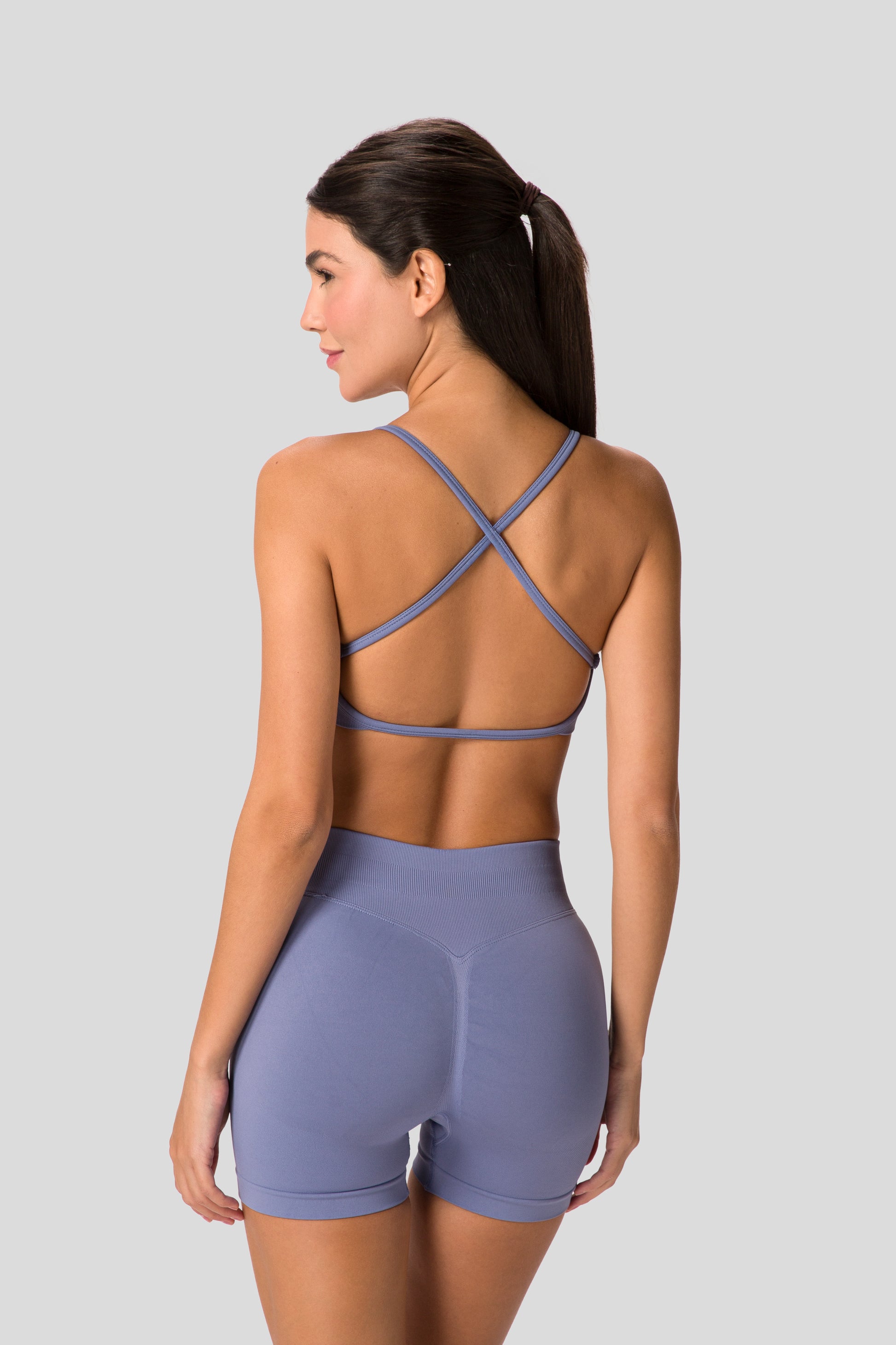 Mid Rise Scrunch Short